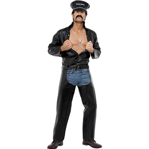 Men's village people biker costume