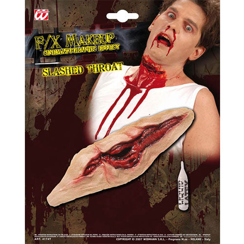 Theatrical slit throat