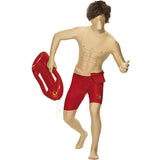 Men's Second Skin Lifeguard Costume