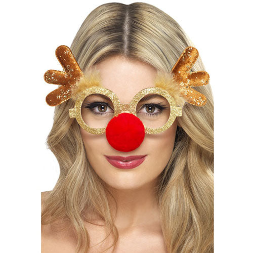 Christmas Reindeer Glasses