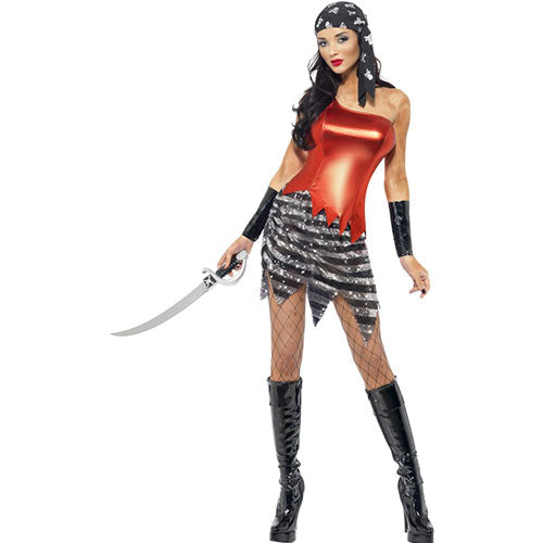 Woman's Flashy Pirate Costume
