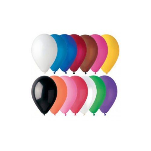 Ballons multicolores en latex - hélium
