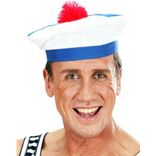 Bachis marine red pompom