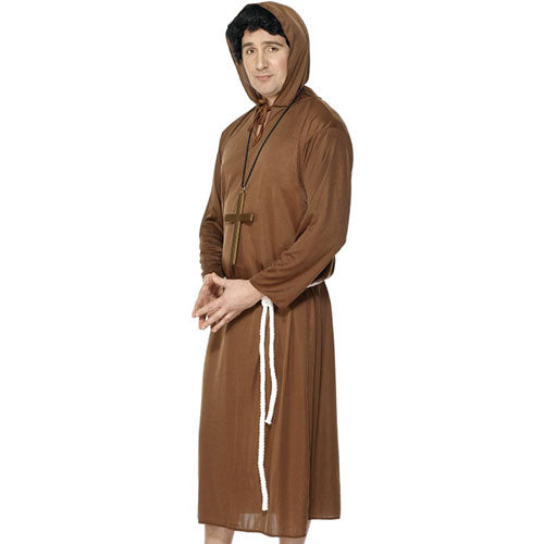 Brown monk men's costume
