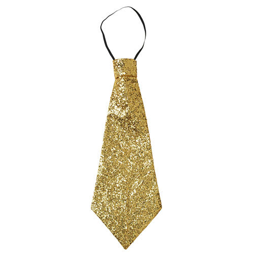 Golden glitter tie