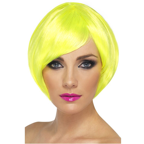 Yellow babe wig
