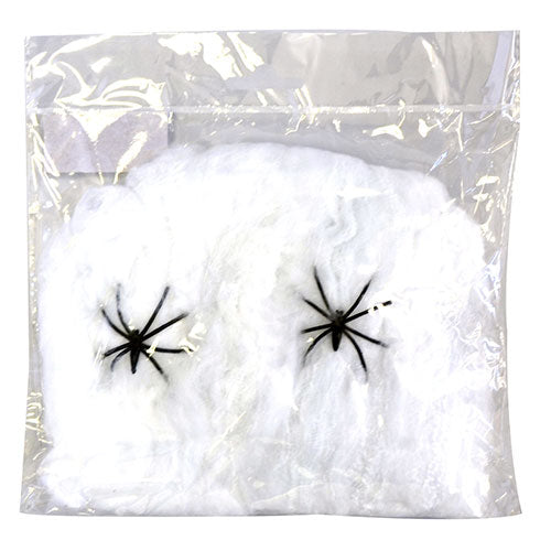 Toile d'araignée 20 g avec 2 araignées