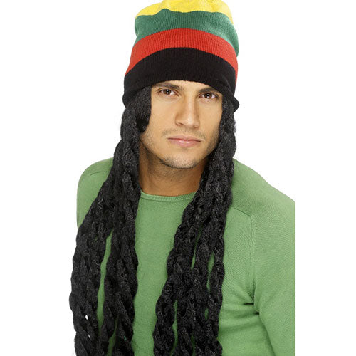 Black rasta wig