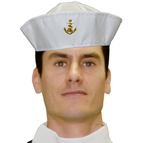 Anchor white sailor bucket hat