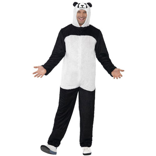 Déguisement homme panda noir blanc