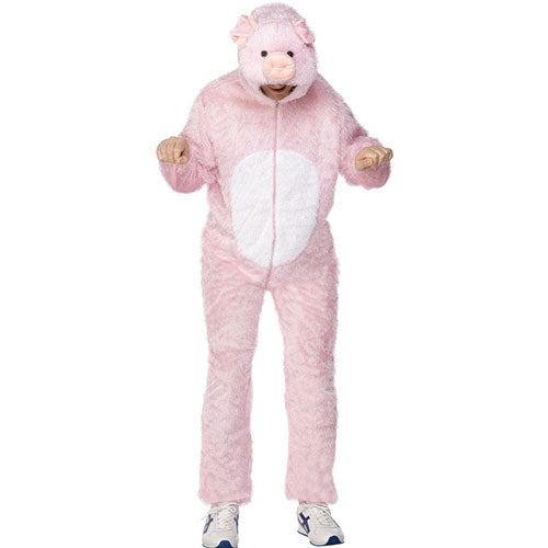 Pink Pig Man Costume