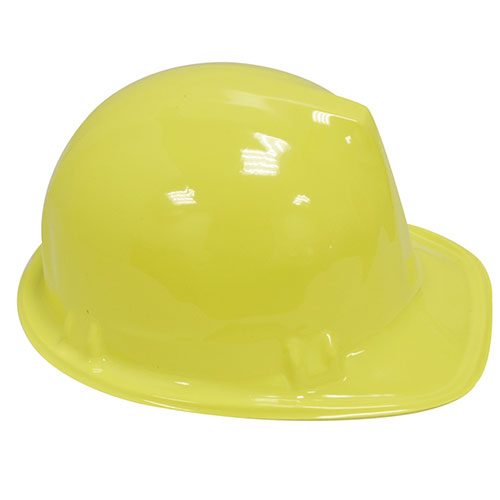 yellow construction helmet