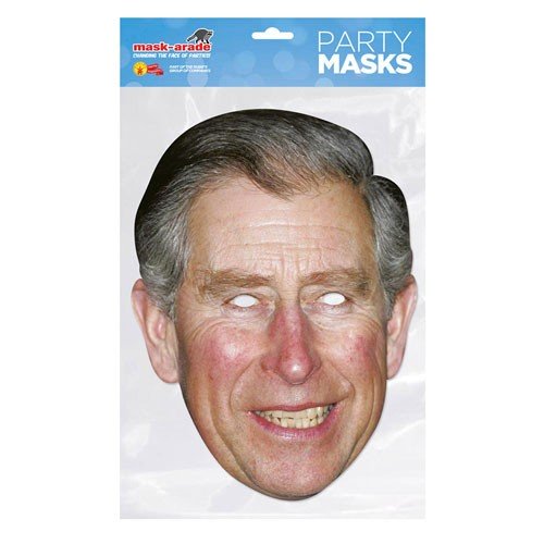 Prince Charles cardboard mask
