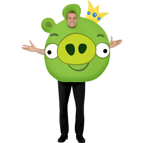 Déguisement homme Angry Birds Cochon vert