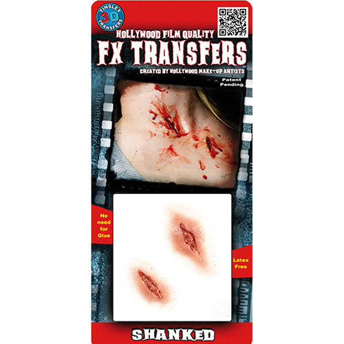 Plaies ensanglantées transfert 3D