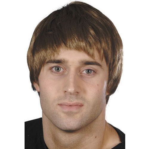 brown boy wig