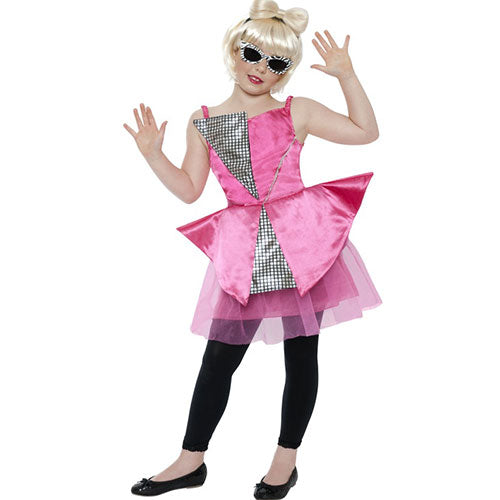Pink dance diva child costume