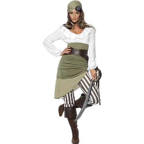 Women's pirate costume in the hold