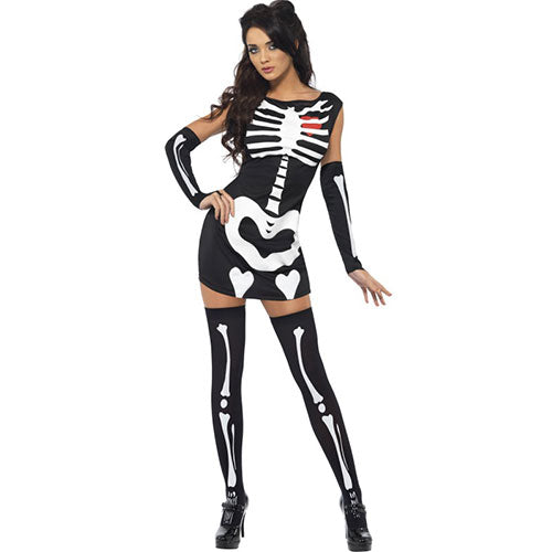 Women's Skeleton Heart Costume