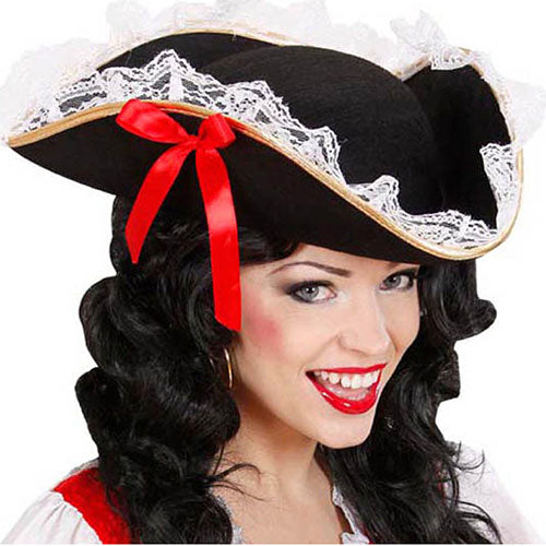 sexy lady pirate tricorn