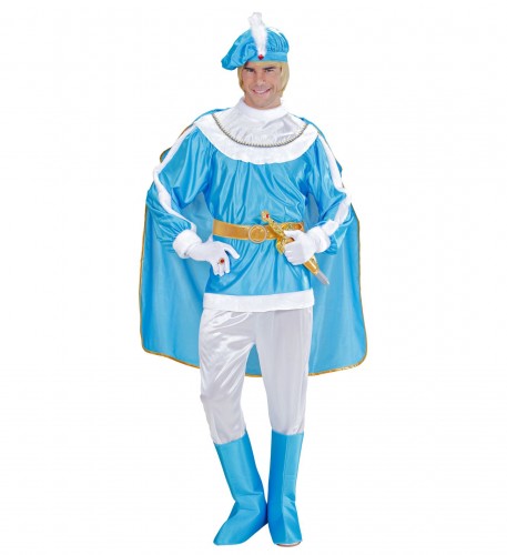 Blue Prince Charming Men's Costume