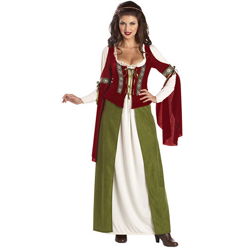 Medieval servant woman costume