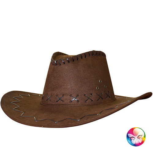 chapeau cowboy texas marron