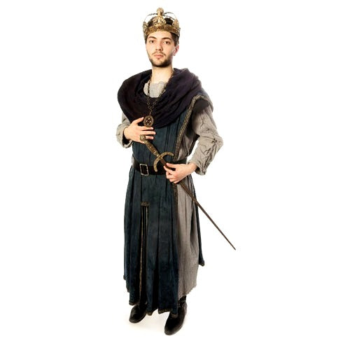 Prestige medieval king adult costume