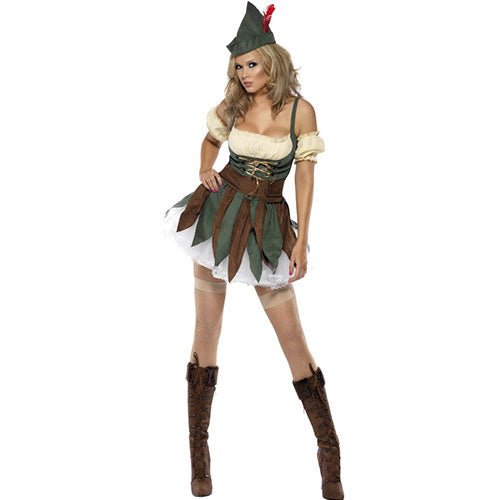 Déguisement femme brigand des bois sexy