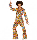 Psychedelic disco men's costume