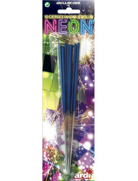 Neon blue sparklers