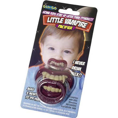 Vampire baby pacifier