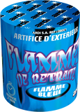 Flamme de retraite bleue