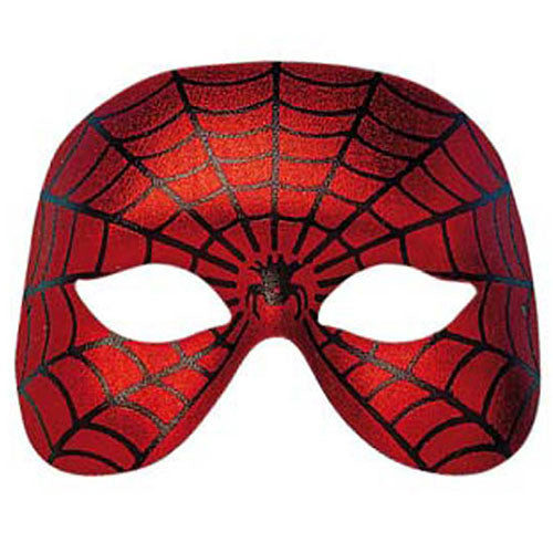 Loup araignée rouge et noir